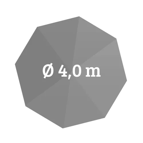 Ampelschirm GLATZ Kurbel-Sonnenschirm Sombrano S+ seitlich neigbar rund|eckig